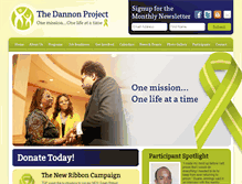 Tablet Screenshot of dannonproject.org